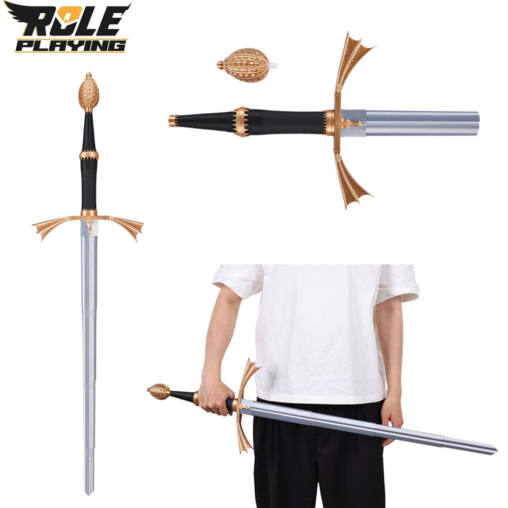 Cosplay Prop Knife - Coltello Retrattile in Plastica Argento per