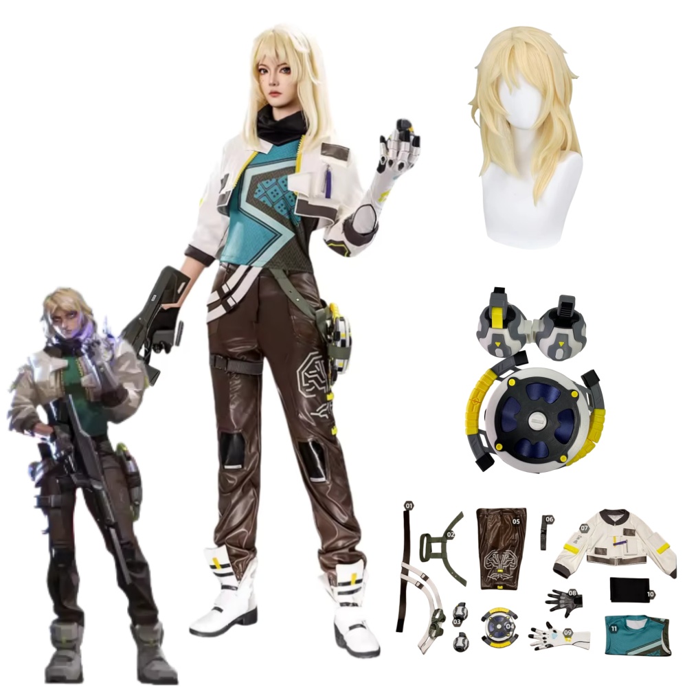 Cosplay Prop - Costume Cosplay Deadlock VALORANT, Abiti e