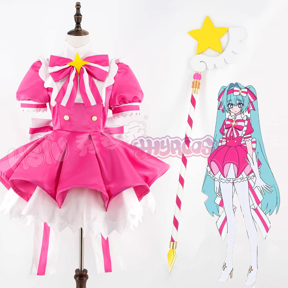Cosplay Prop Diy - Costumi Cosplay MMiku Retry, Parrucca, Abiti